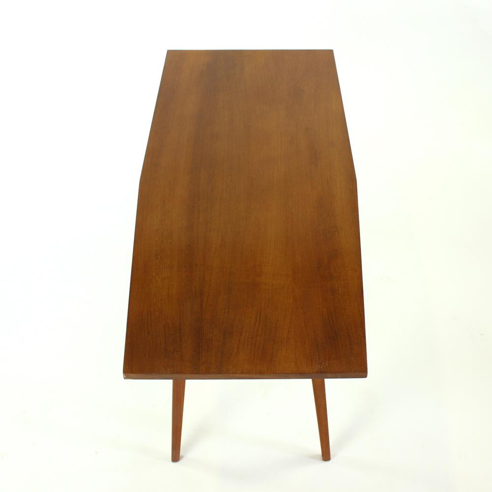 Wood Long Coffee Table by Tatra, Czechoslovakia 1960s For Sale