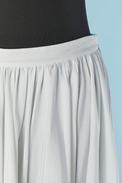 Long cotton Popeline ruffle skirt CHRISTIAN DIOR