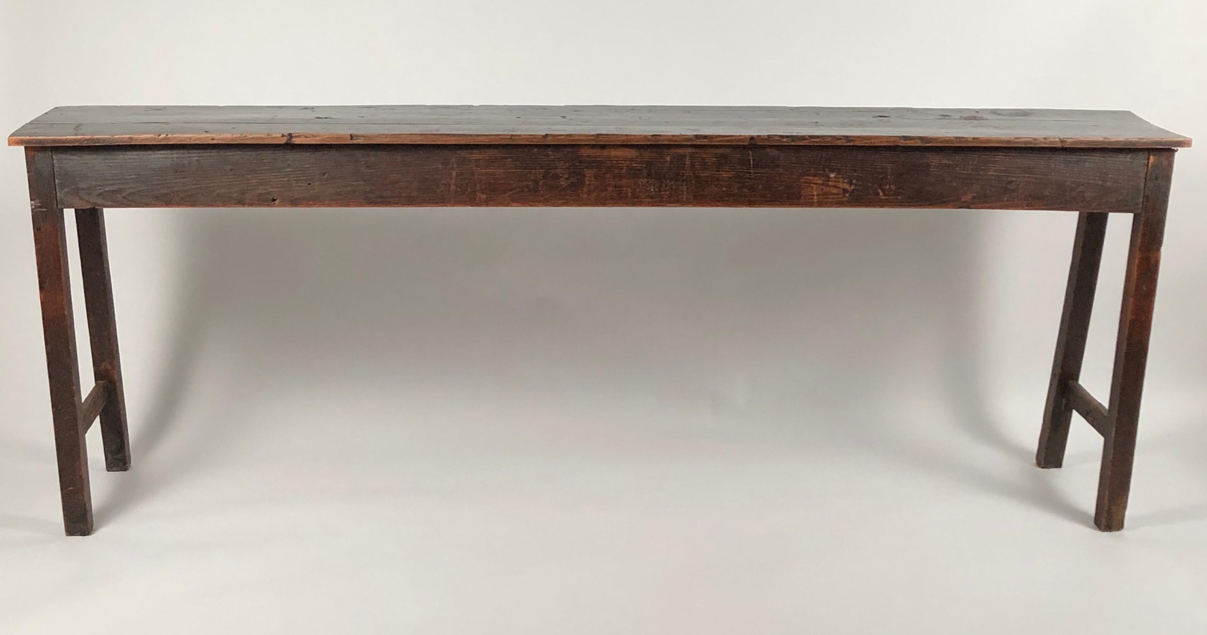 Long Country Console Table 4