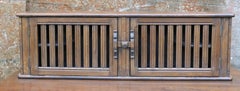 Long Country Elm Wall Hanging Cupboard