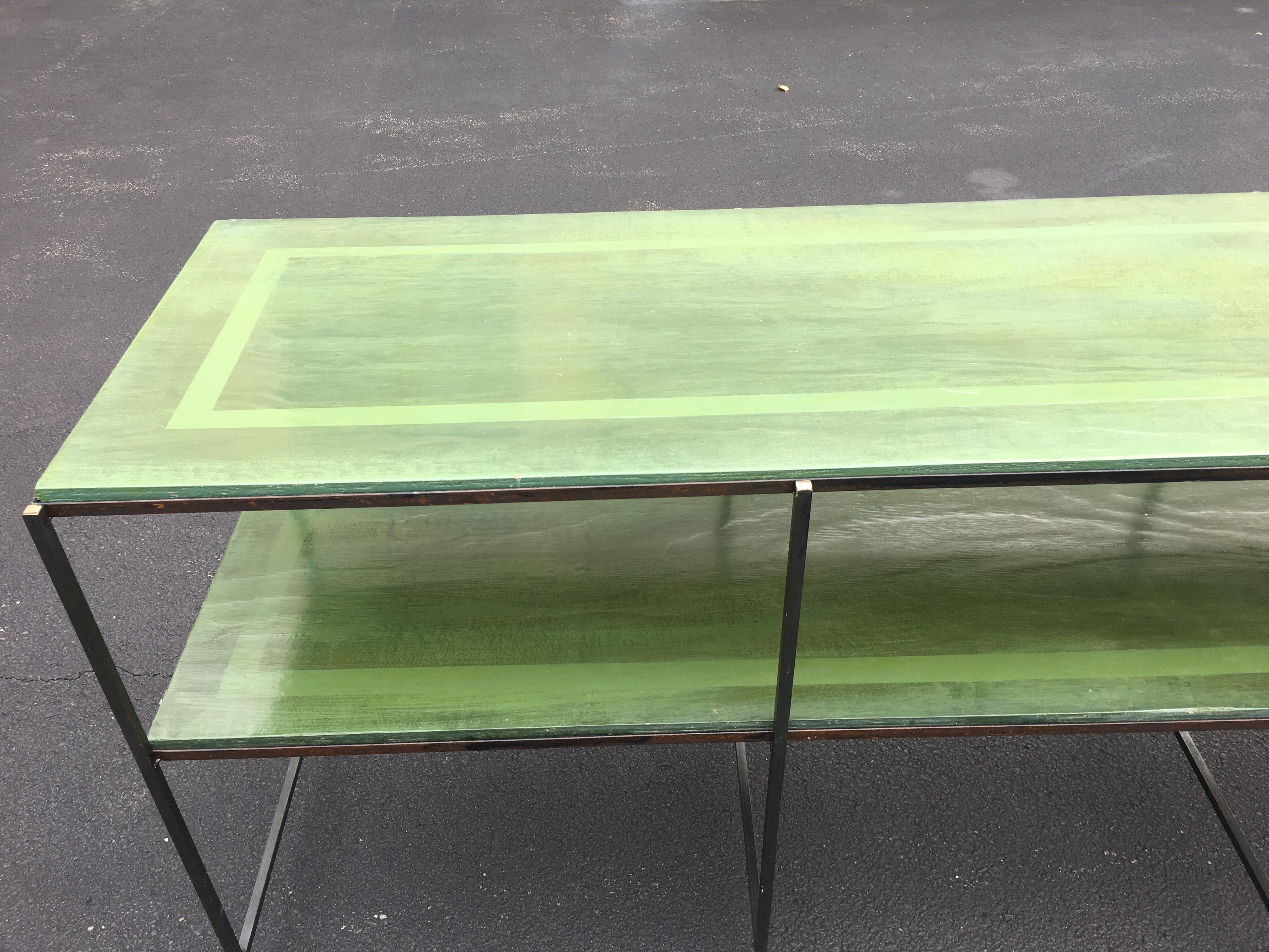 green top table