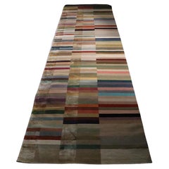 Long Cut Pile Wool and Silk Cut Pile Spectrum Runner by The Rug Company 2010