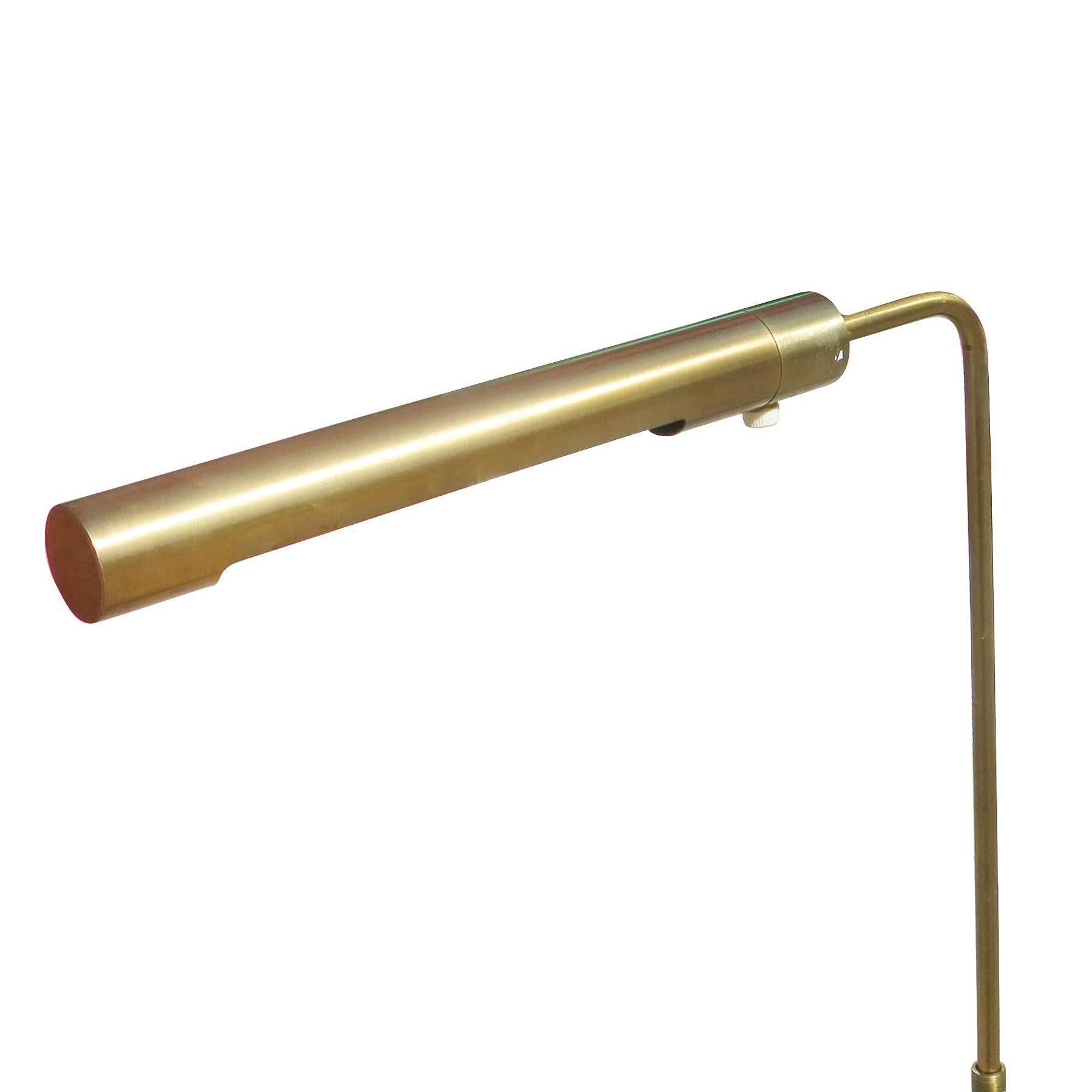 Brass floor lamp with 15