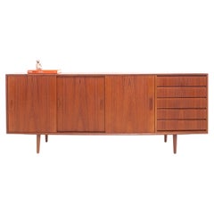 Long Danish Teak Sideboard