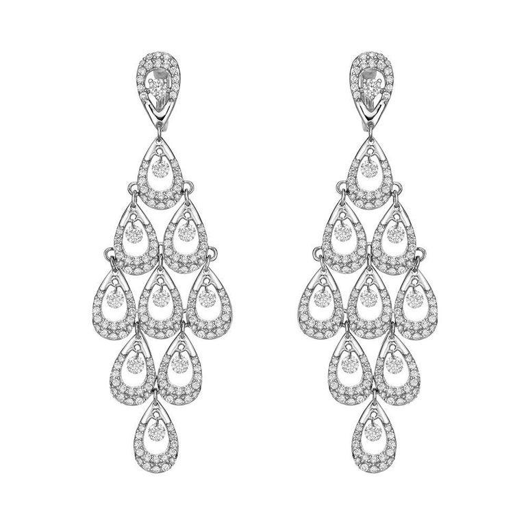 diamond chandelier earrings