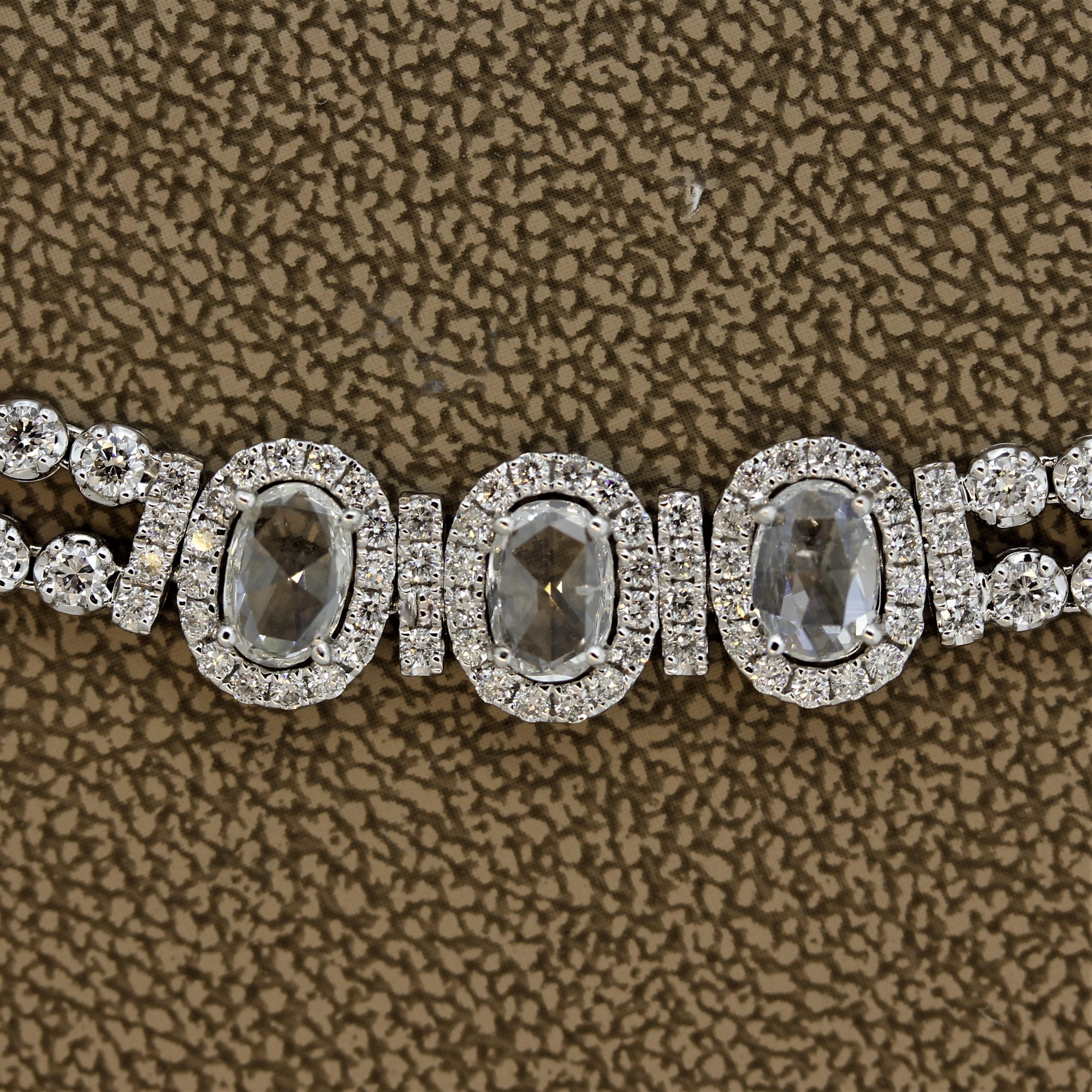 Collana lunga in oro con diamanti In condizioni Nuovo in vendita a Beverly Hills, CA