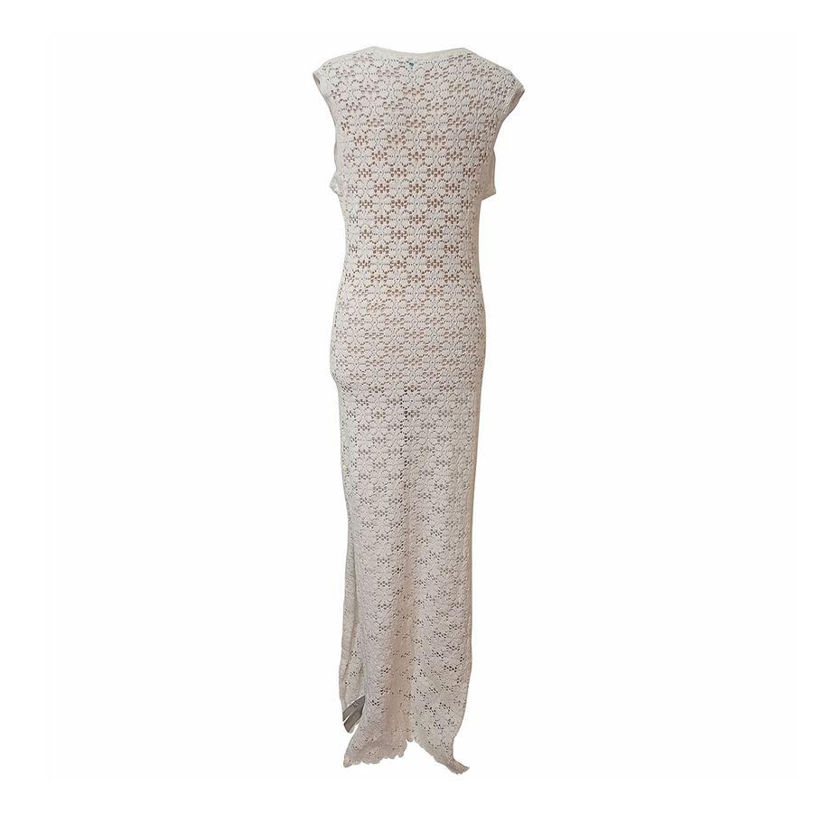 Polyamid (80%) Elastan (20%) White color Lace Short sleeves Elastic fabric Maximum length cm 150 (5905 inches)
