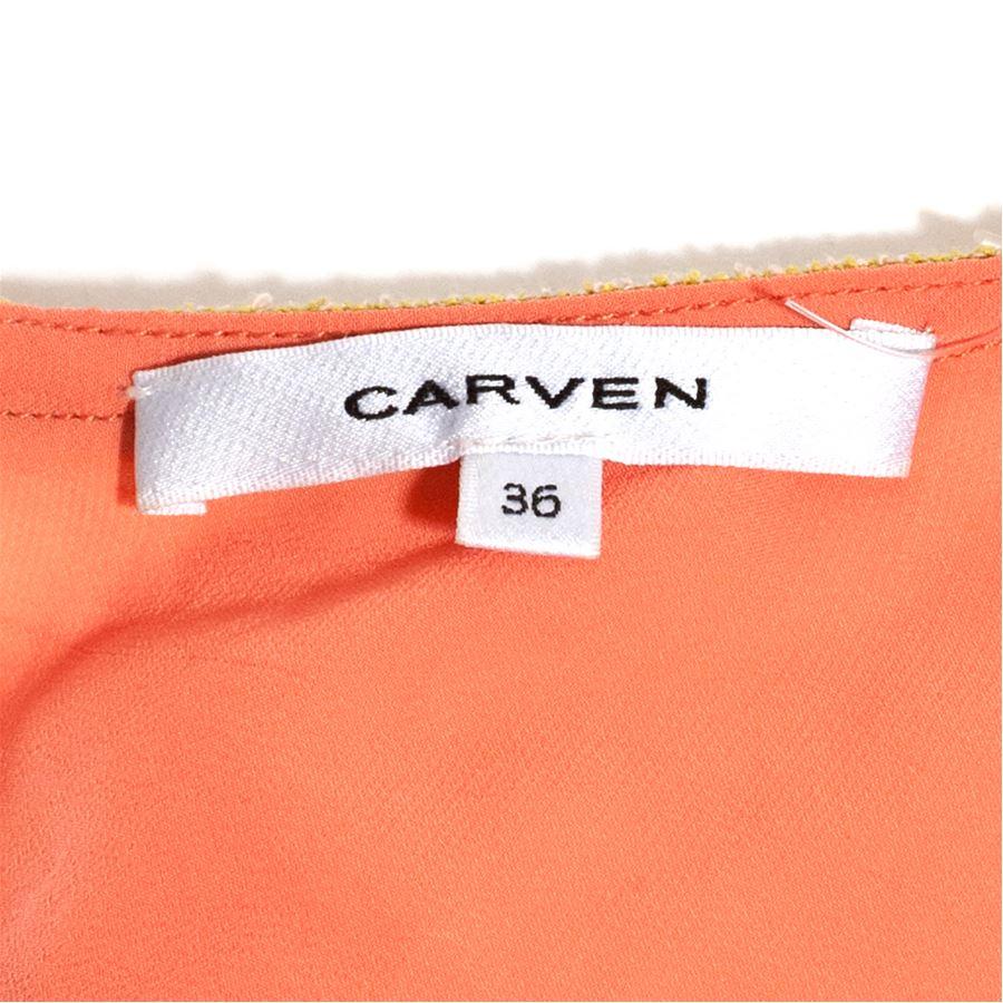 Orange Carven Long dress size 40