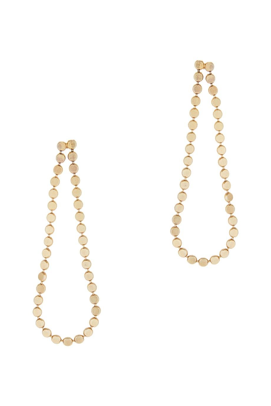 Allegria 2 in 1 Large drop.

These 18k gold plated  earrings are available in 4 different ways.( exaple in pictures). The price listed is for the 2 in 1  Large . Wear just the front for an easy everyday look or add the back drop and dress to