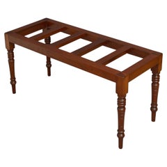 Antique Long Edwardian Walnut Luggage Rack