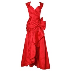 Retro Long evening red dress Mignon New-York 