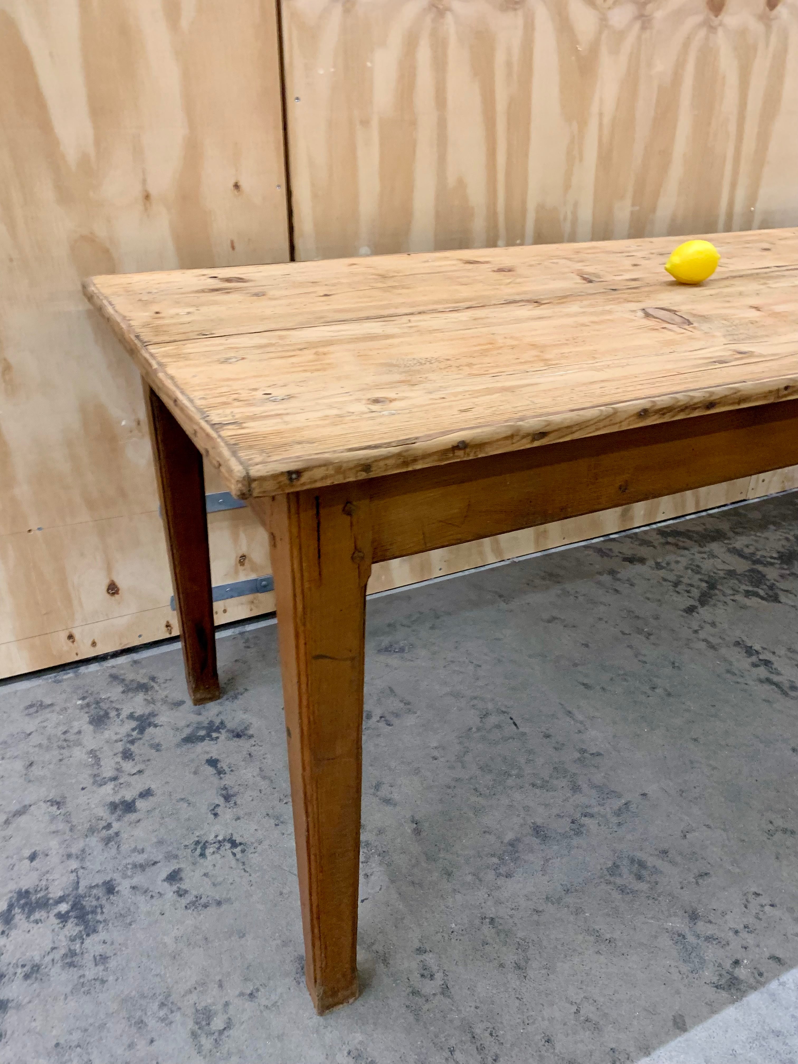 Long Farm Table In Good Condition For Sale In Hellerup, DK