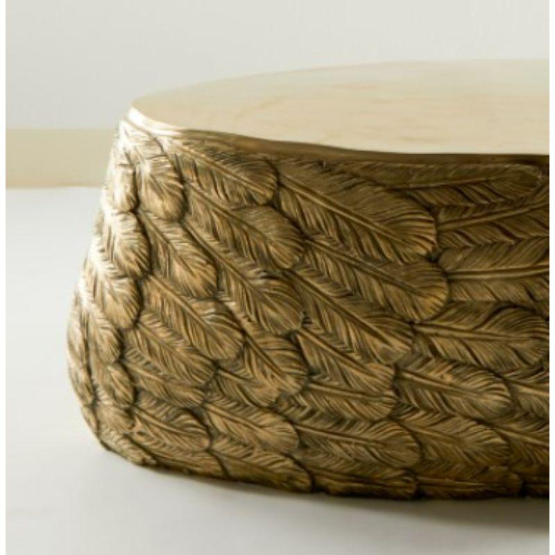 Contemporary Long Feather Side Table by Masaya