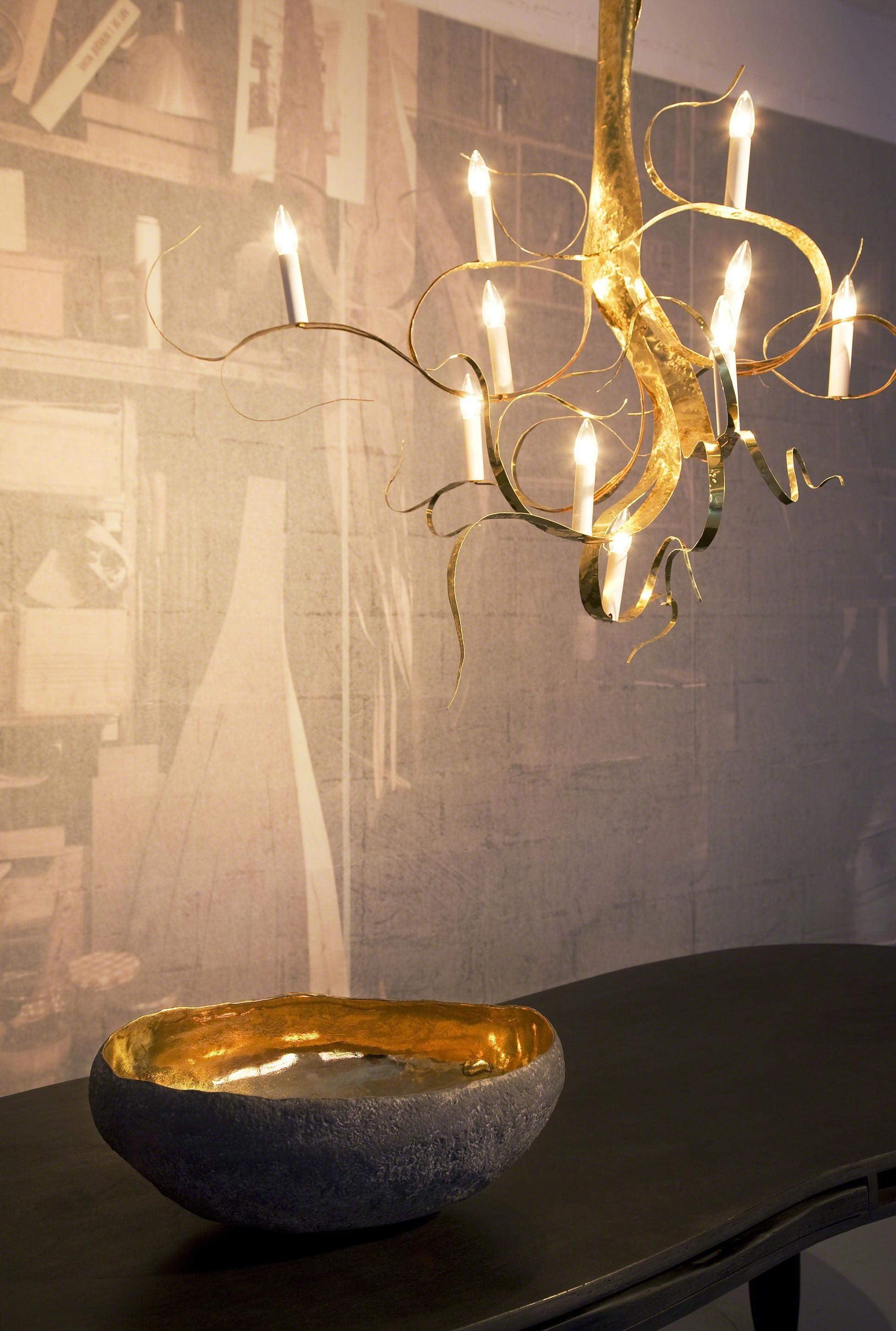 Contemporary Long Fiori Chandelier by Jacques Jarrige, 1998 For Sale