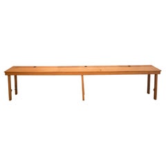 Tavolo da scuola lungo e pieghevole