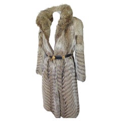 Long Fox Fur Coat