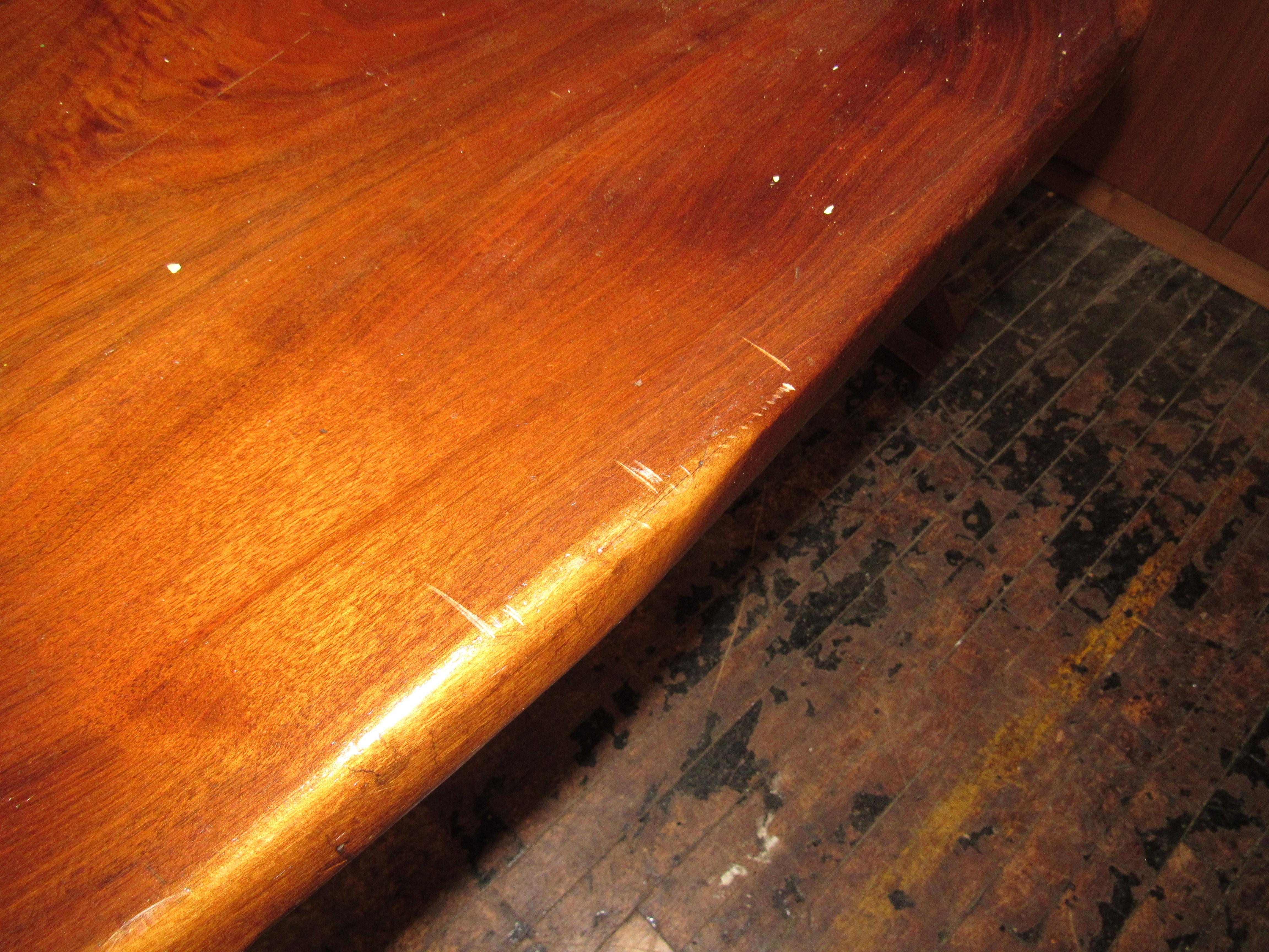 20th Century Seven Foot Long Free Form Table For Sale
