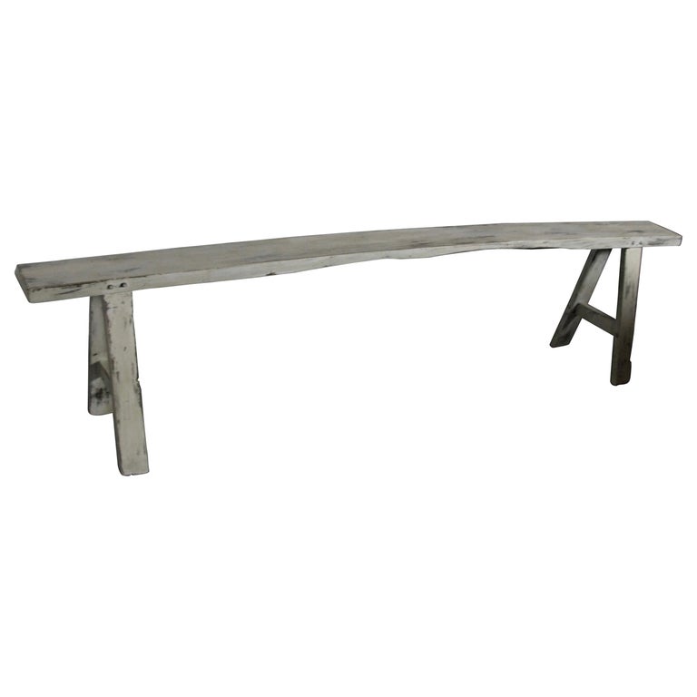 Long French Bench Horse Equipment Saddle Bench French Antique