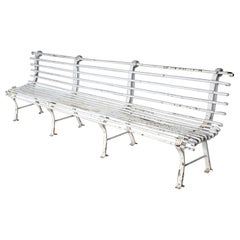 Long French Iron Bench