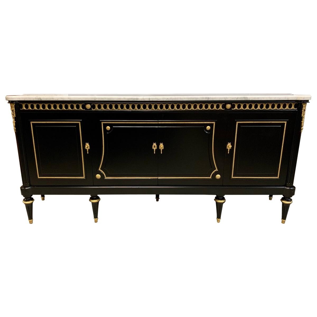Long French Sideboard or Buffet or Credenzas, circa 1910s