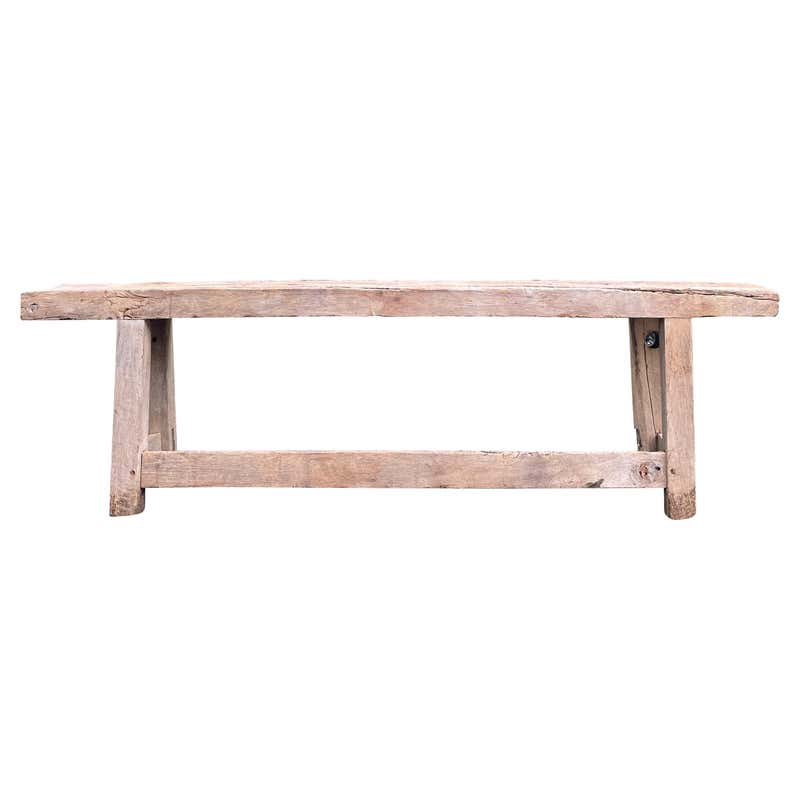 Primitive Pine Console Table at 1stDibs