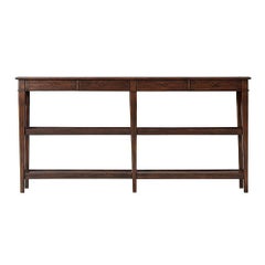 Long French Provincial Console Table