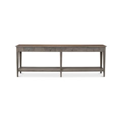 Long French Provincial Painted Console Table