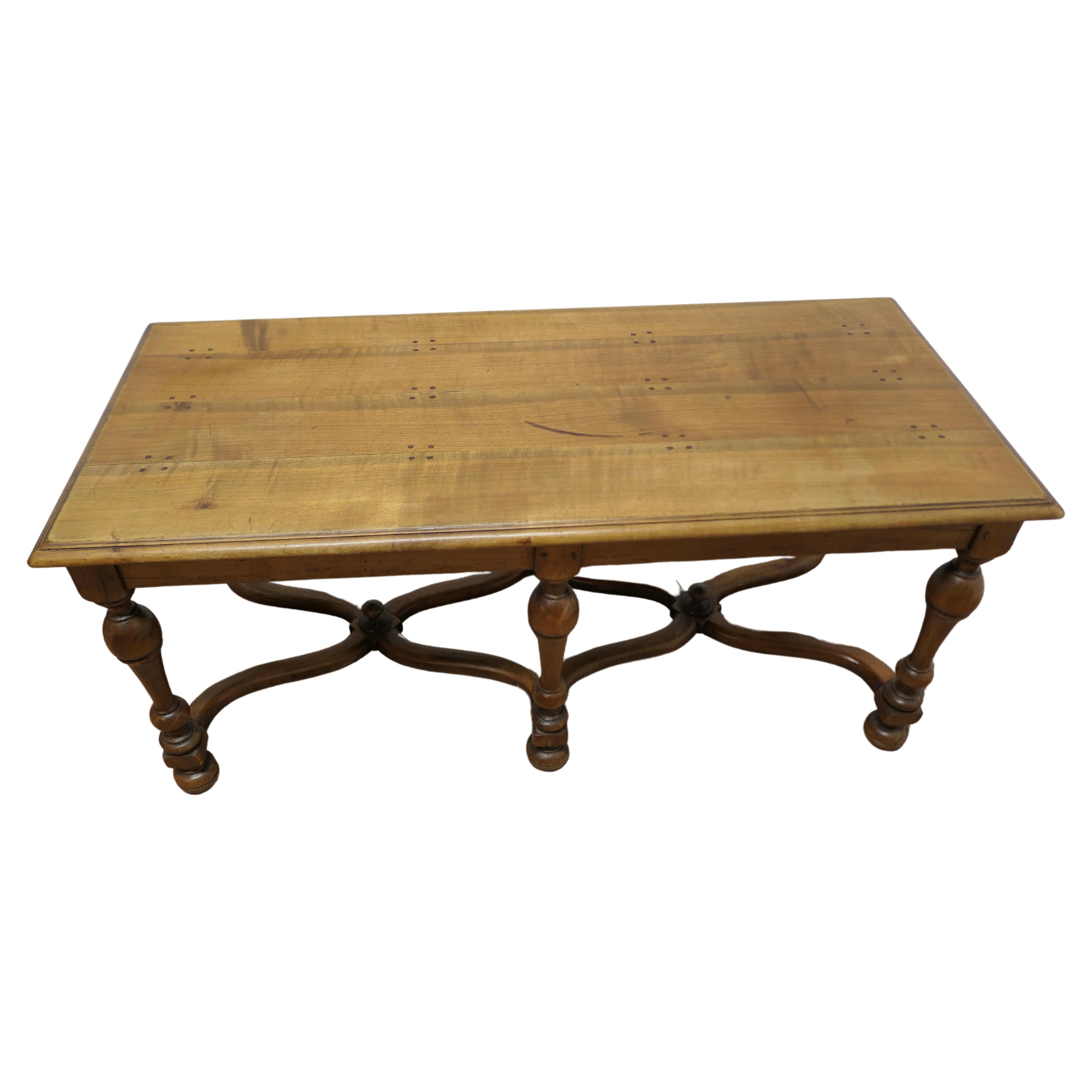 Long French Provincial Walnut Coffee Table This is a pretty piece For