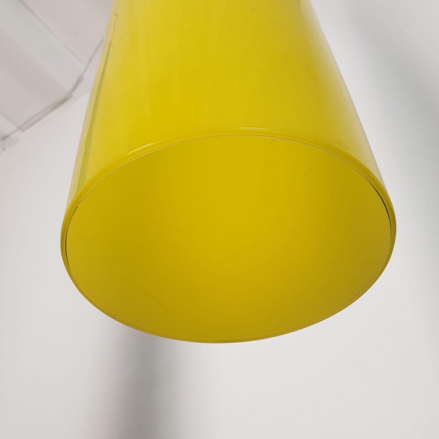 Tall glass pendants by Alessandro Pianon for Vistosi - a pair For Sale 2