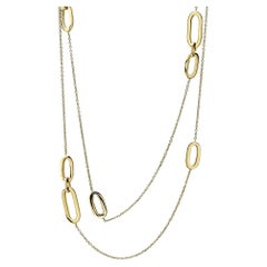Long Gold Chain Necklace
