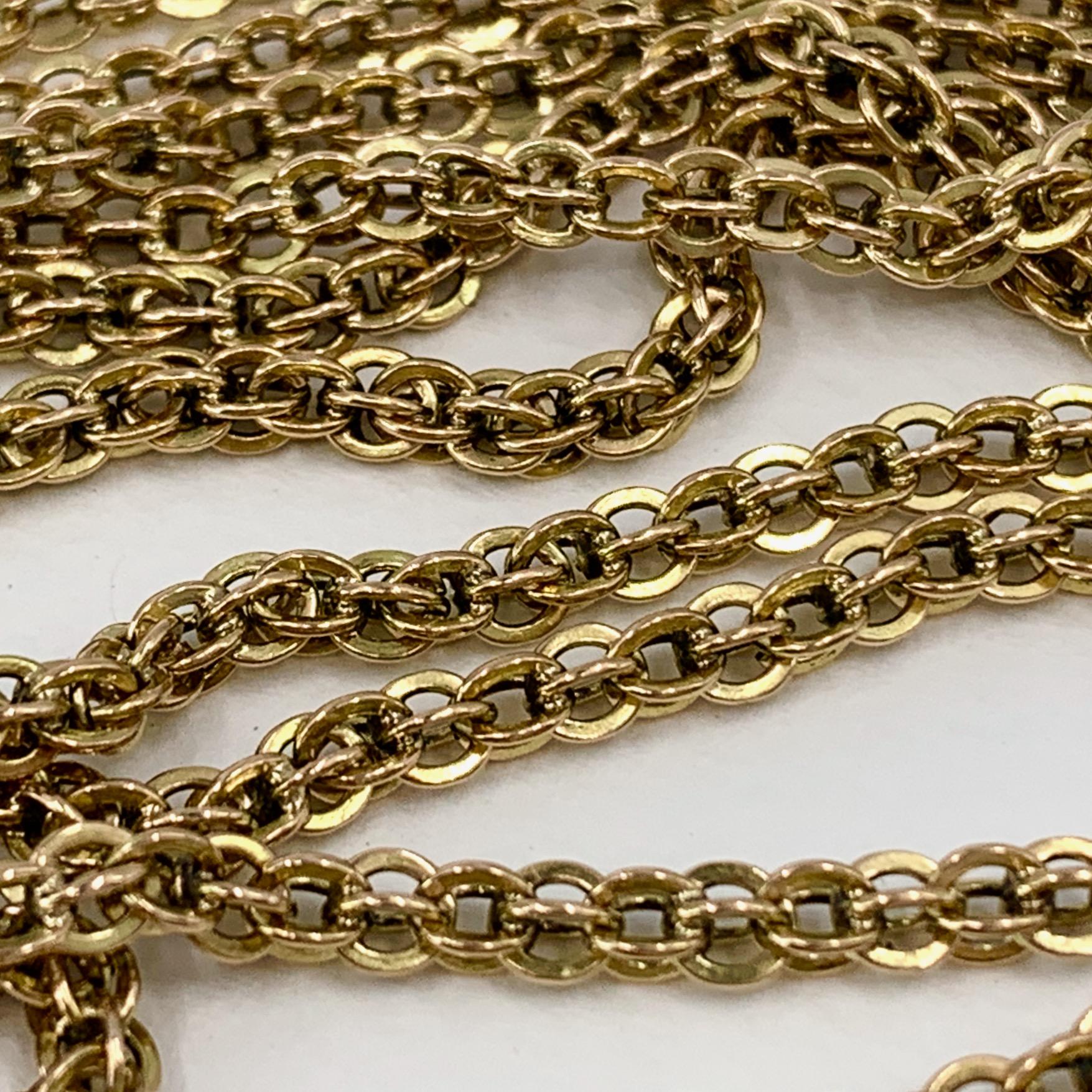 cage link gold chain