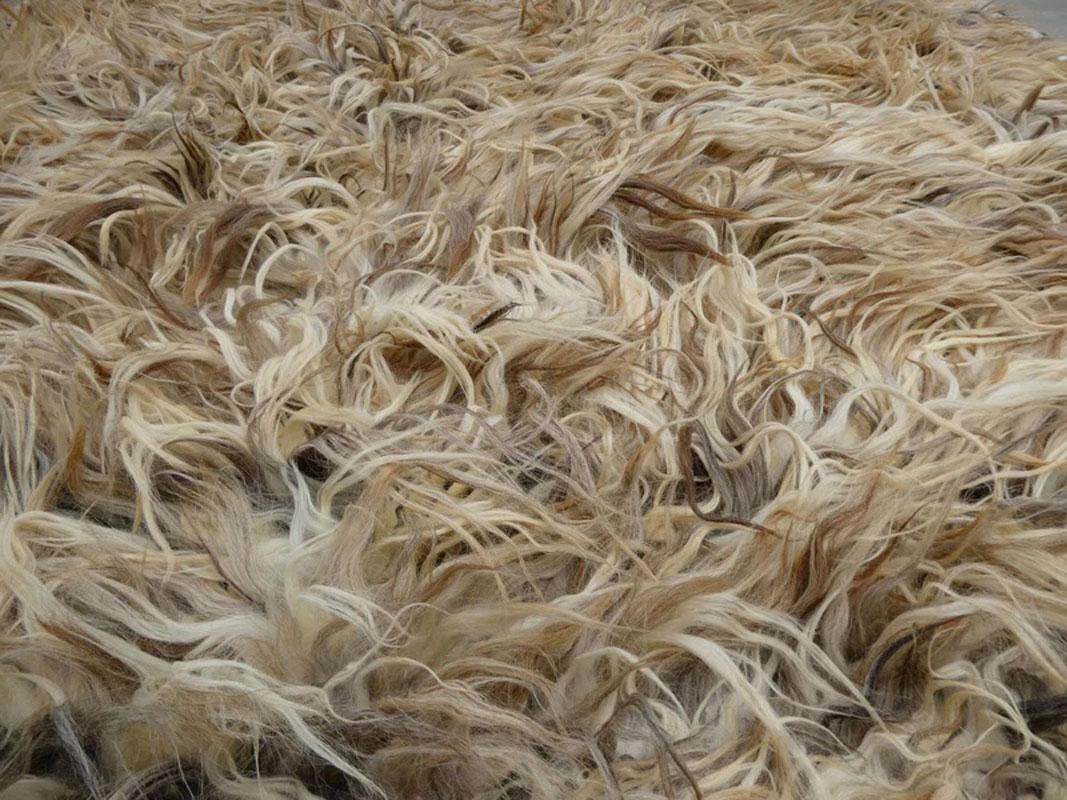 XXIe siècle et contemporain Tapis russe à poils longs 7'2 x 9'9 en vente