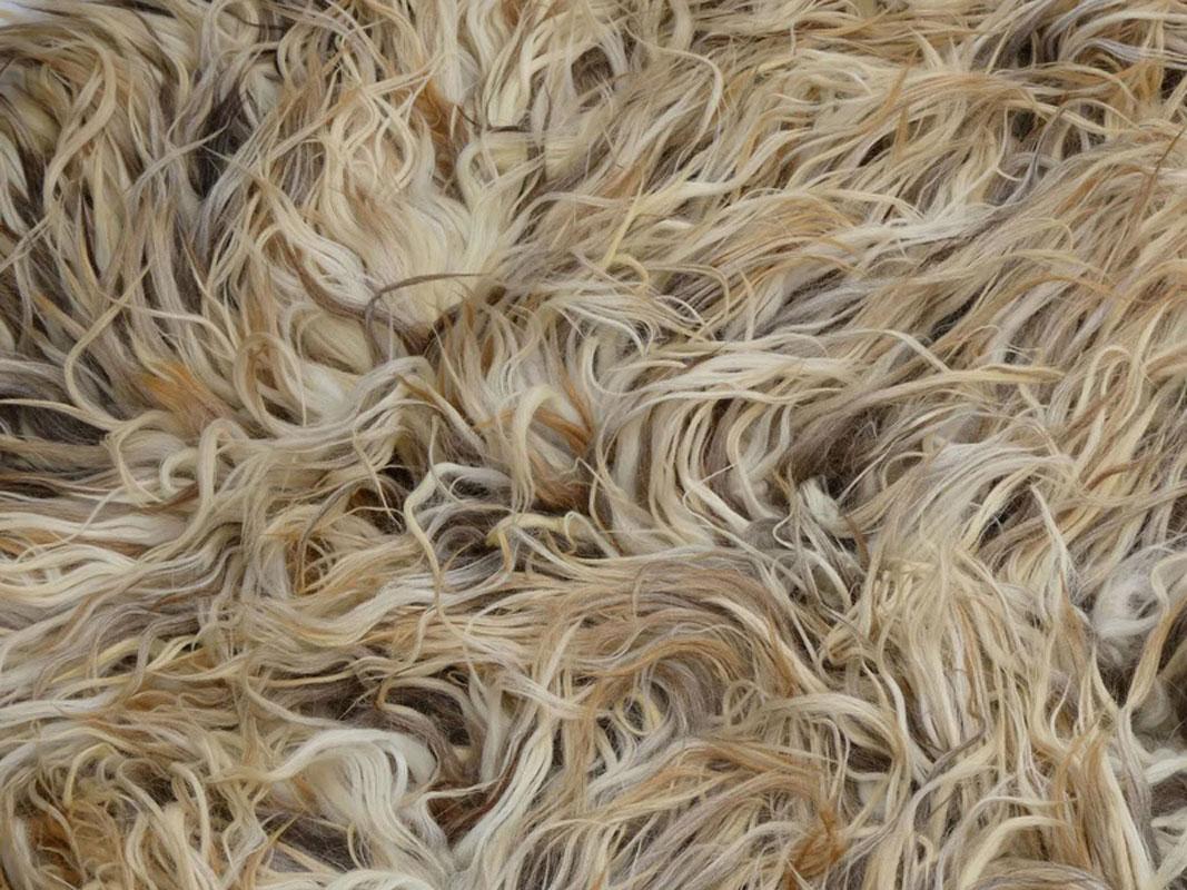 Tapis russe à poils longs 7'2 x 9'9 en vente 1