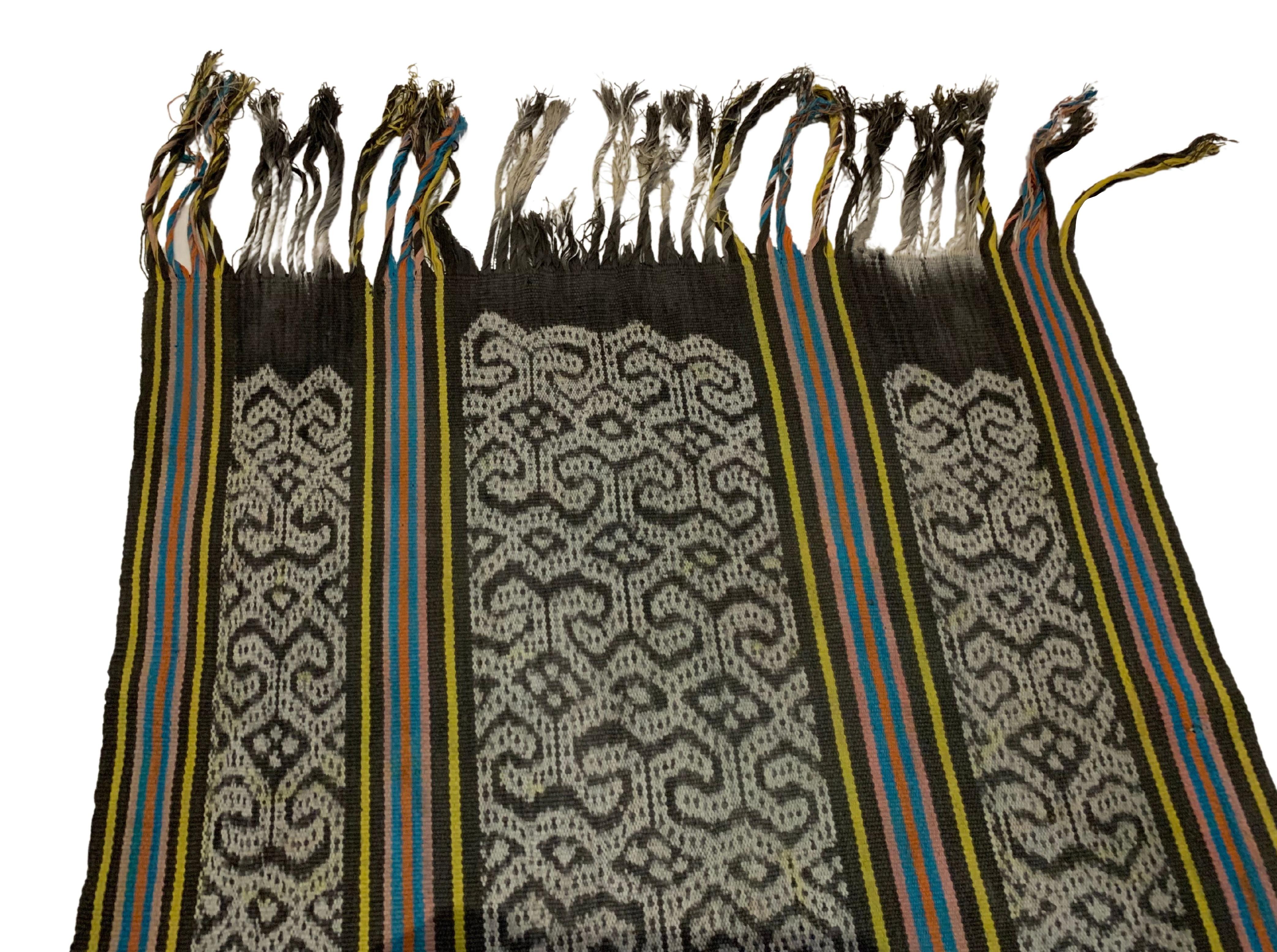 Other Long ikat Textile from Sumba Island Tribal Motifs, Indonesia