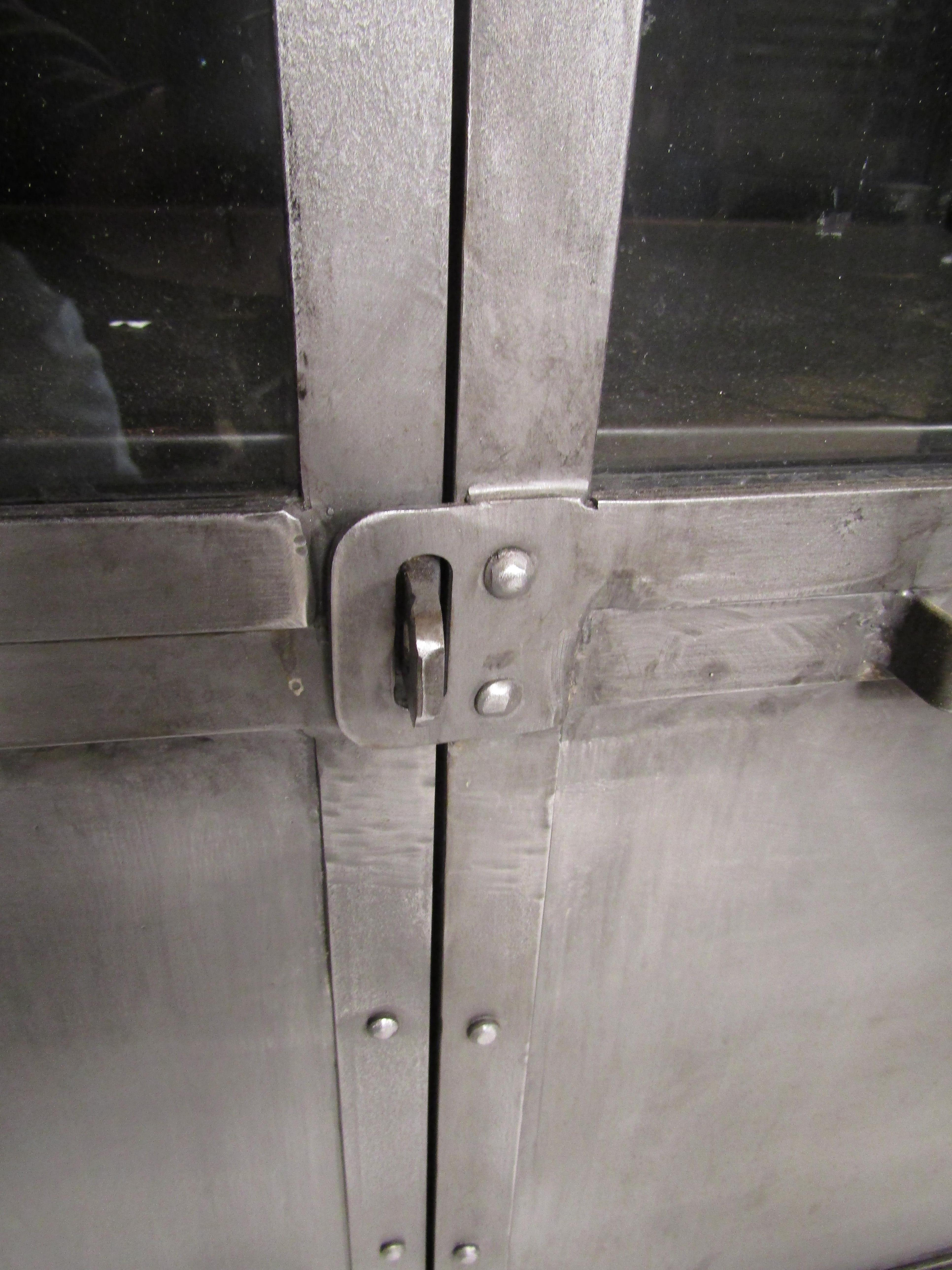 Metal Long Industrial Console Cabinet