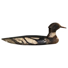 Long Island Merganser Drake Decoy, circa 1910