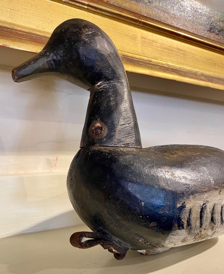 Long Island Root Head Brant Decoy by the Verity Family, circa 1890 at