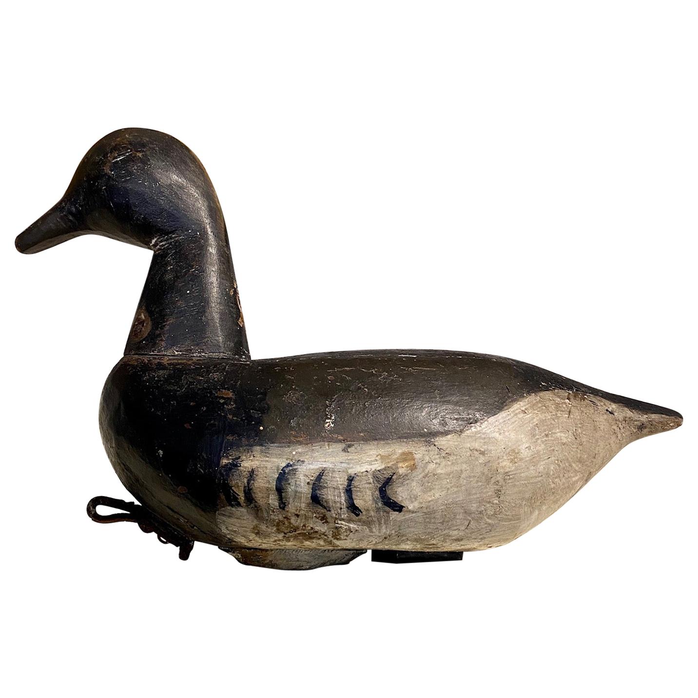 Long Island Root Head Brant Decoy by the Verity Family, circa 1890