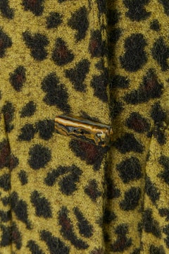 Long jacquard knit coat with animal pattern MISSONI