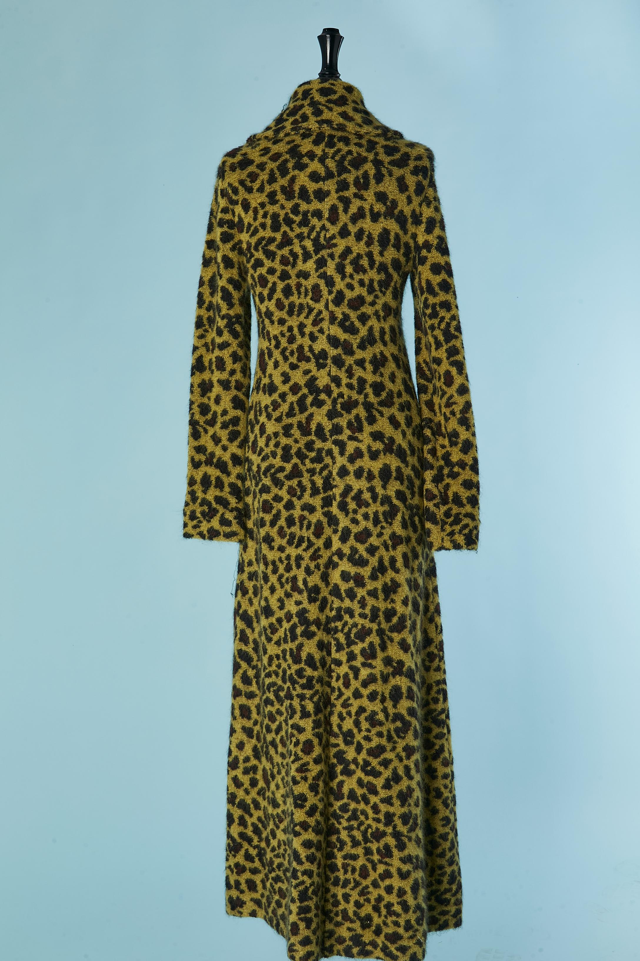 Long jacquard knit coat with animal pattern MISSONI For Sale 1