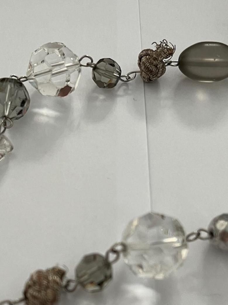 Donna Collana lunga con perline in argento A. Silver di Daniel Swarovski in vendita