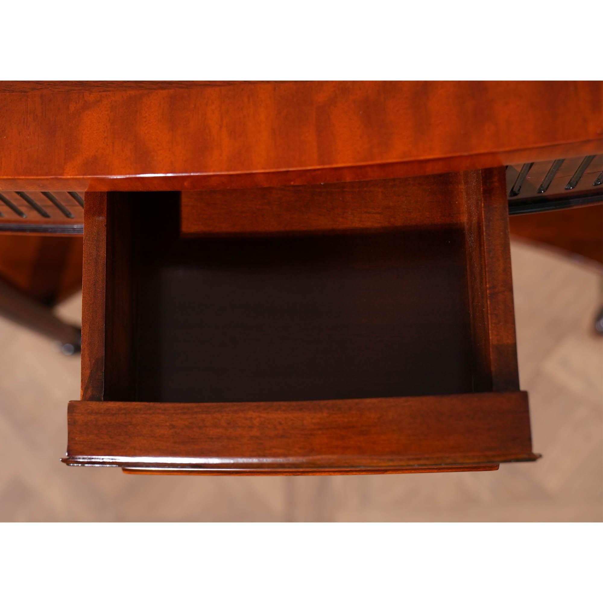 Consola larga de caoba en venta 6