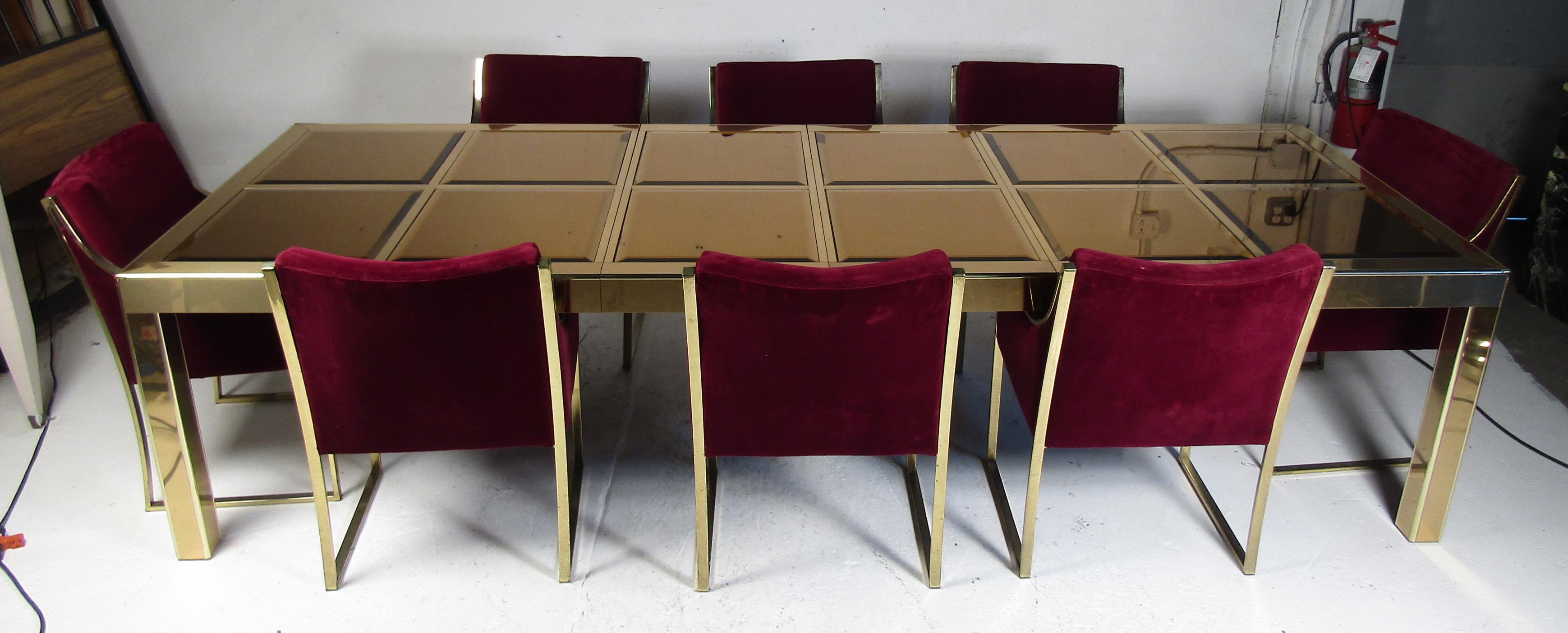 Long Mastercraft Table & Chairs 5