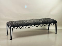 Long 'Méandre' Bench by Design Frères, in COM