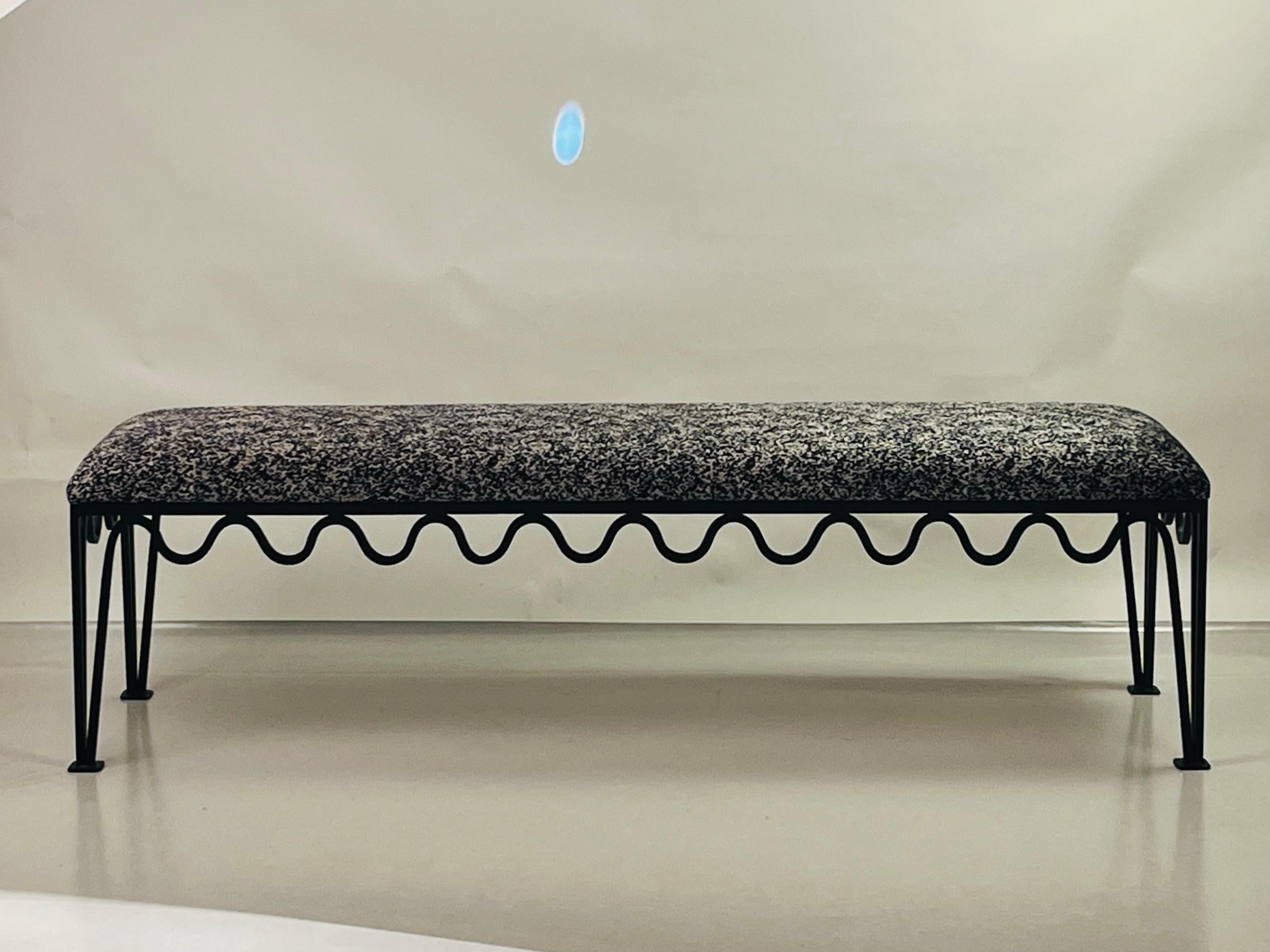 Moderno Panchina lunga 'Méandre' di Design Frères, in COM in vendita