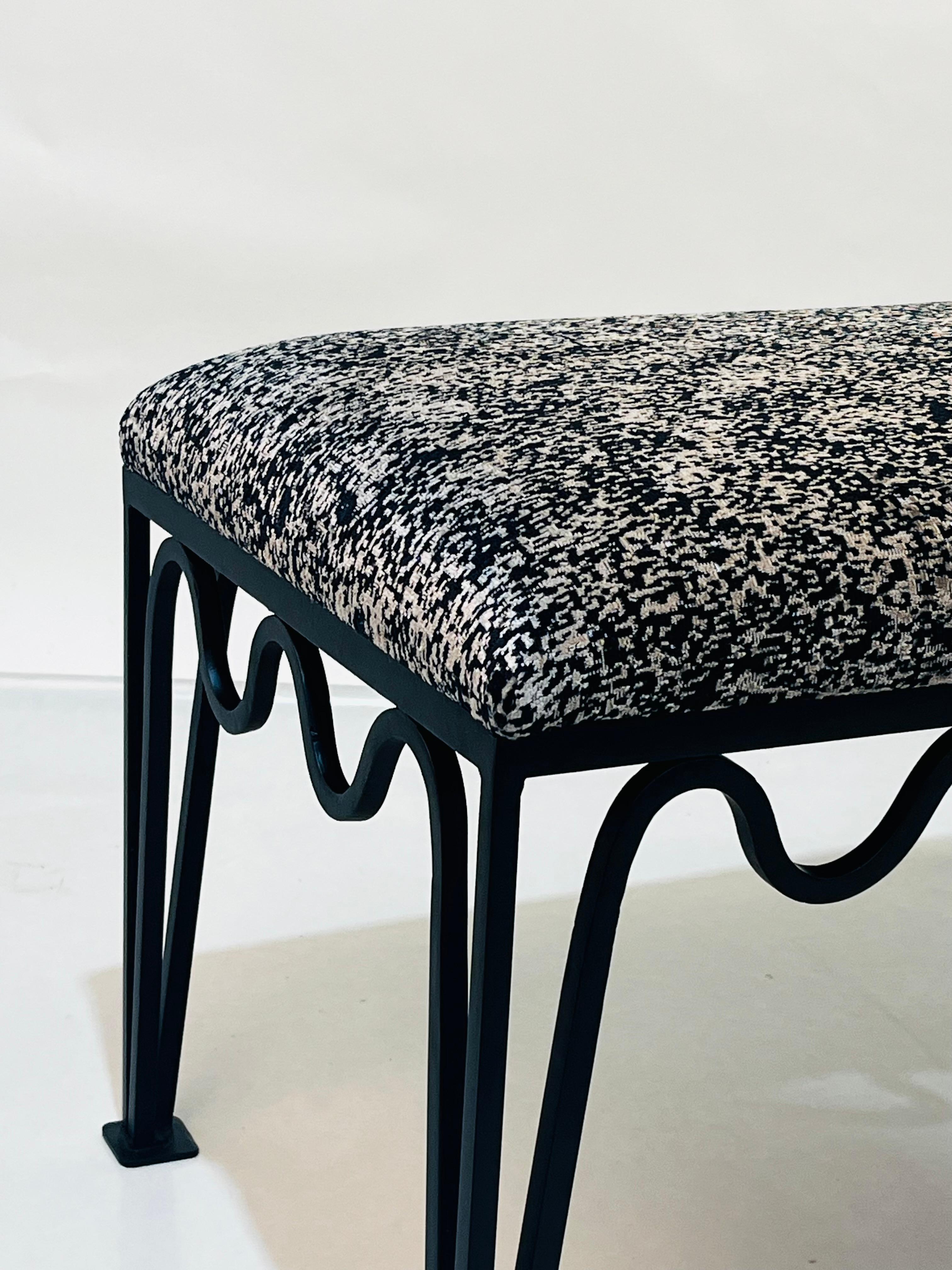 Francese Panchina lunga 'Méandre' di Design Frères, in COM in vendita