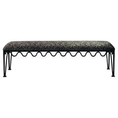 Long 'Méandre' Bench by Design Frères, in COM