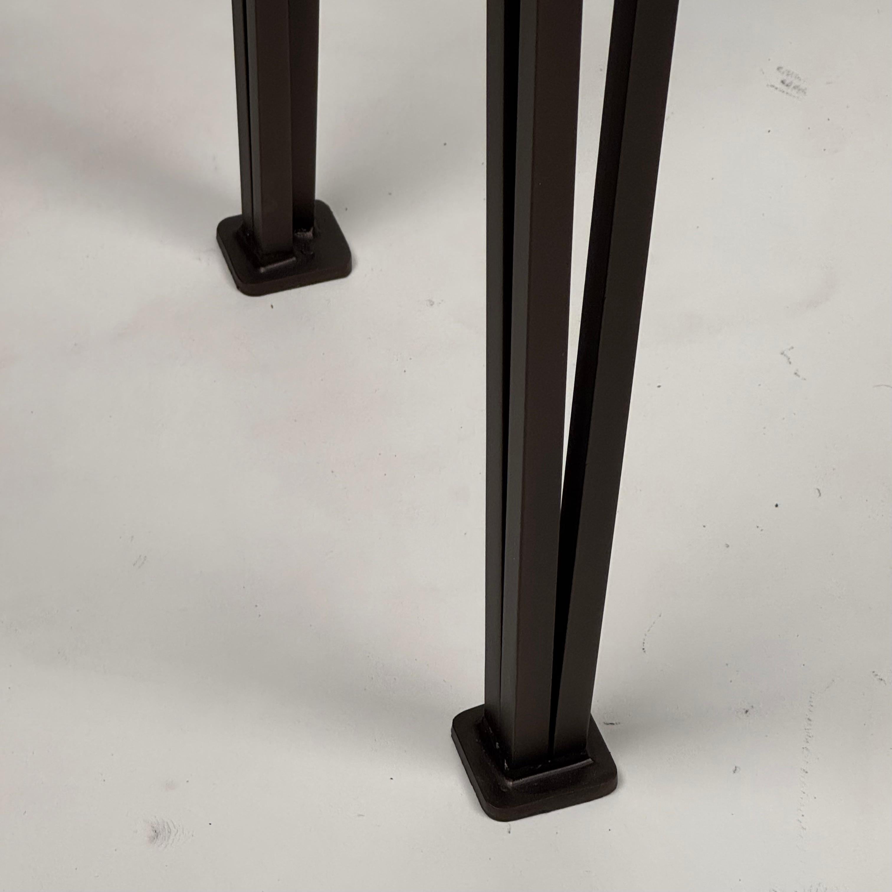 Long Méandre Bronze and Nero Marquina Console by Design Frères In New Condition In Los Angeles, CA