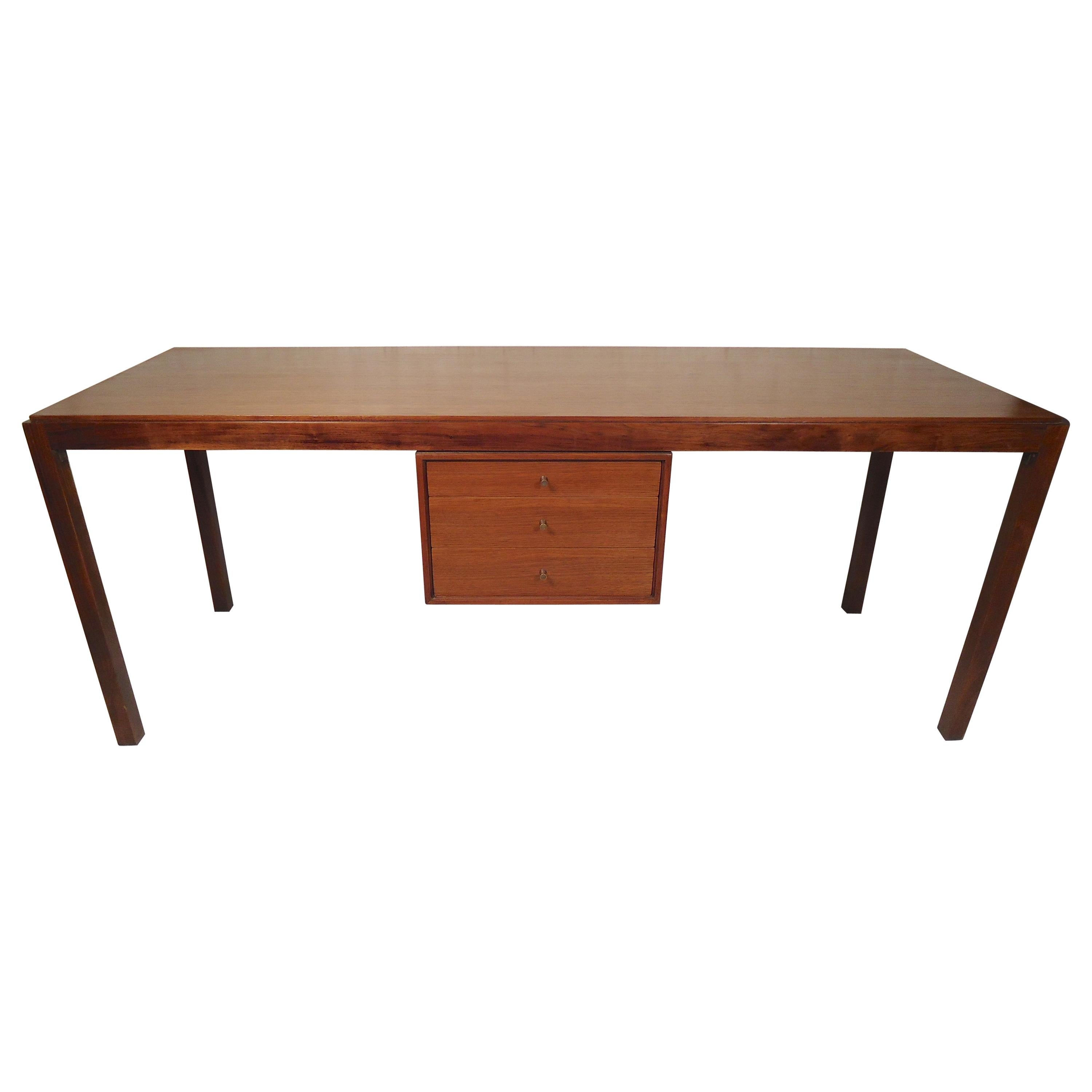 Long Mid Century Desk For Sale At 1stdibs