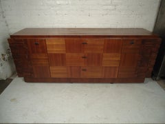 Mid-Century Canadian Checkerboard Credenza by Tobago